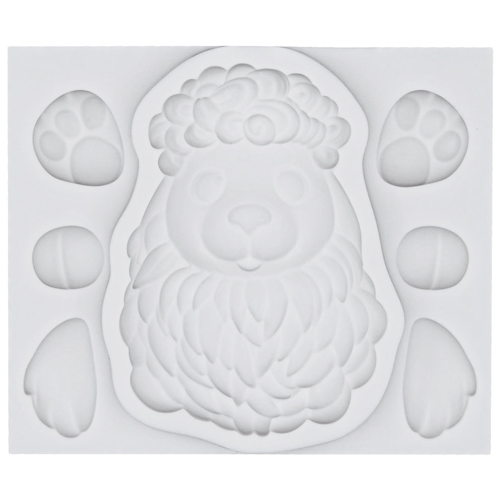Sheepdog Silicone Mold 3" Tall